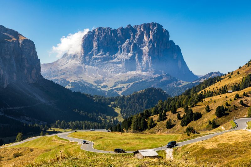 Gardena Pass Dolomites Travel