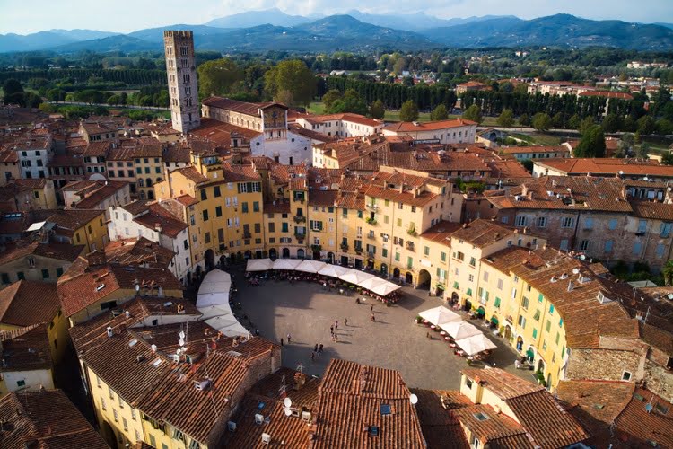 Travel Italy Tuscany Lucca Roman Amphiteatre