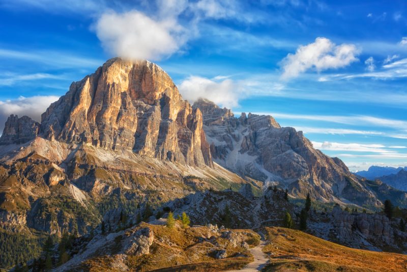 Dolomites Mountain Italy Trekking