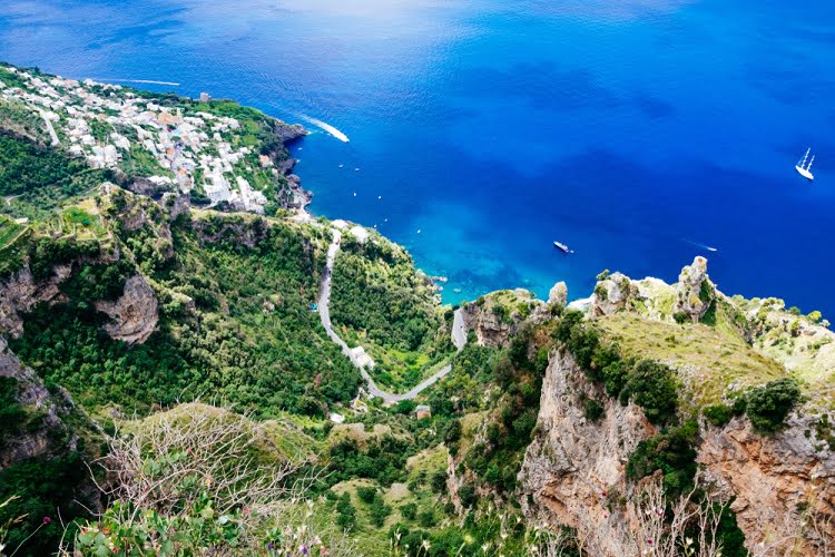Amalfi Coast Italy Travel Panoramic View