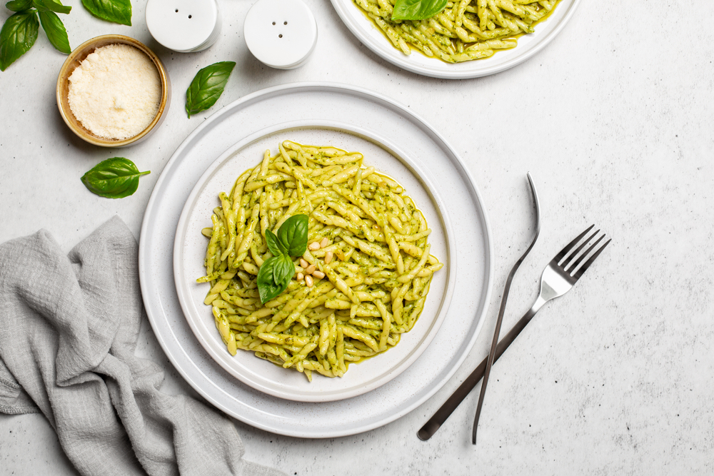 Italian Disch Trofie Pesto Genoa