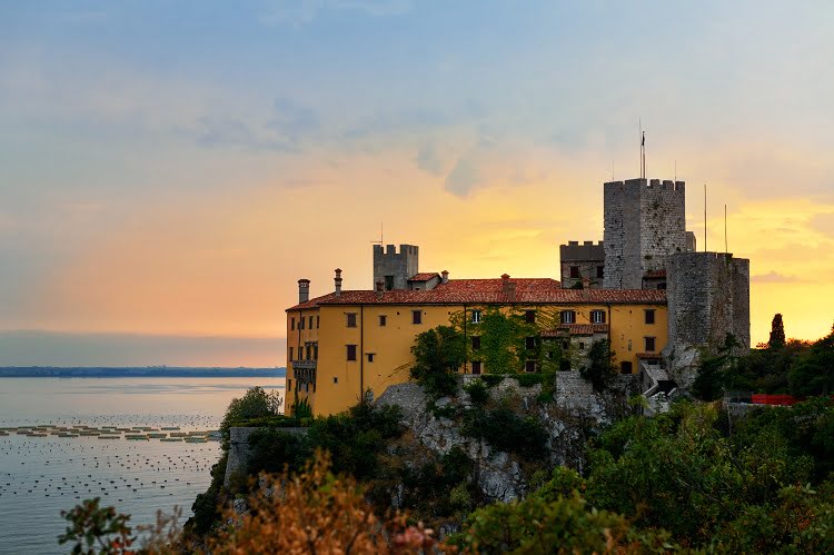 Duino Castle Sea Trieste Italy Travel