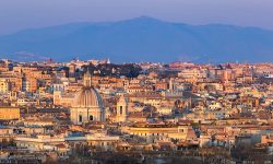 Gianicolo View Rome Travel Italy