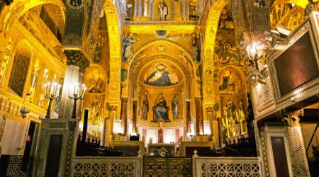 Interior,Of,The,Palatine,Chapel,Of,Palermo,,Sicily