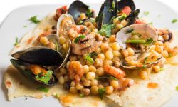 Food Typical Sardinia Italy Travel Fregula Seafood