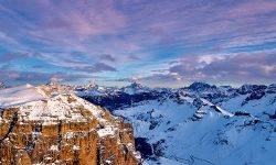 Winter Snow Ski Dolomites Italy