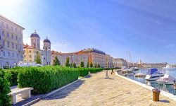 Trieste Waterfront Port Boats Italy Travel