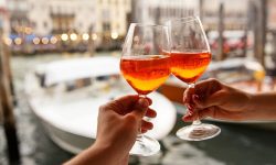 Aperitif Venice Spritza Canals Gondola Travel Italy