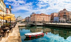 Boat Port Trieste Italy Cities Travel