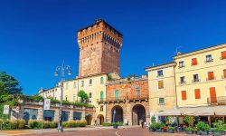 Tower Entrance Gate City Old Vicenza Travel Italy