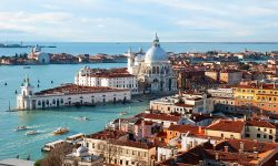 Venice San Marco Aerial Lagoon Italy Travel Canals